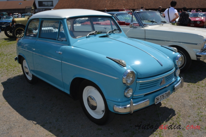 Lloyd 600 (Lloyd Alexander) 1955-1961 (LP 600 sedan 2d), prawy przód
