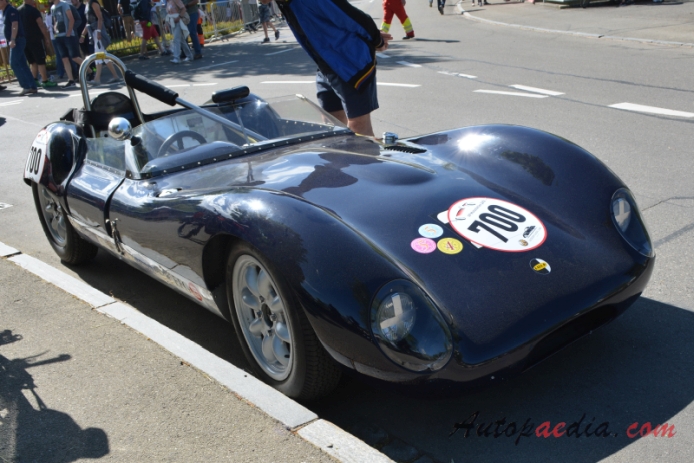 Lola Mark I 1958-1962 (1100 Sports Climax auta wyścigowe), prawy przód
