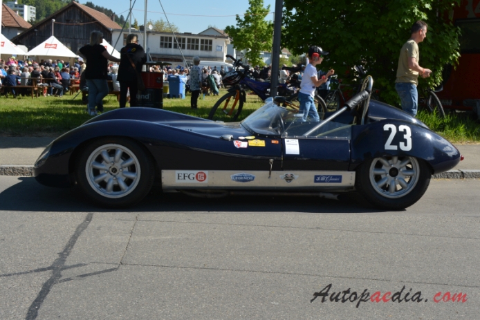 Lola Mark I 1958-1962 (1100 Sports Climax auta wyścigowe), lewy bok