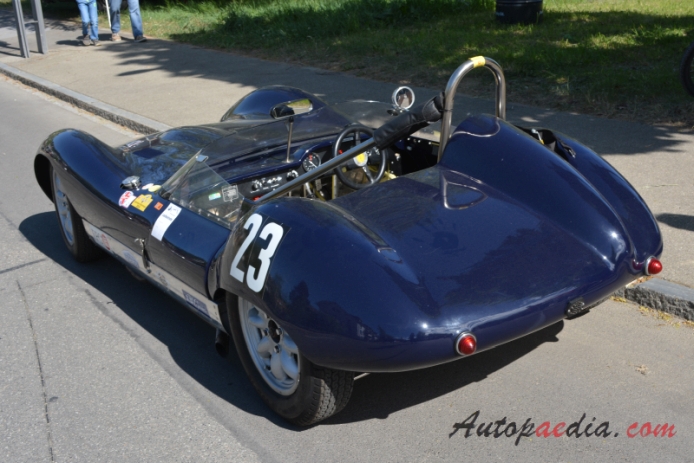 Lola Mark I 1958-1962 (1100 Sports Climax auta wyścigowe), lewy tył
