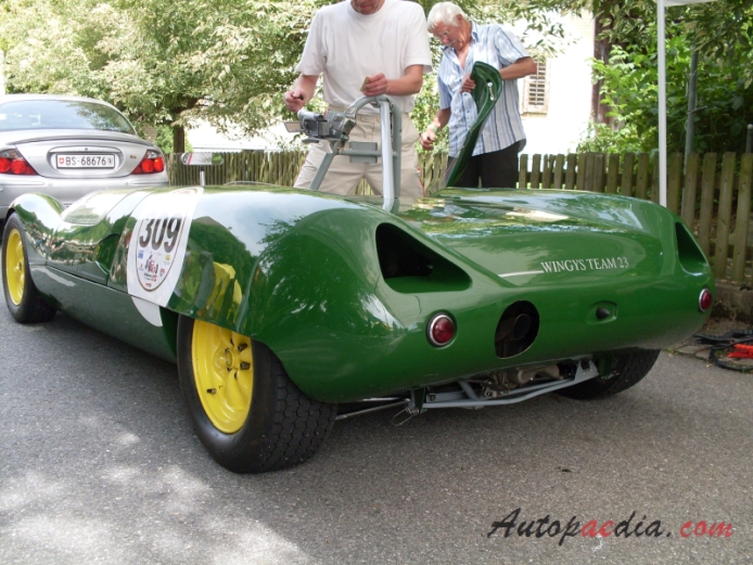 Lotus 23 1962-1966 (1963 23b), lewy tył
