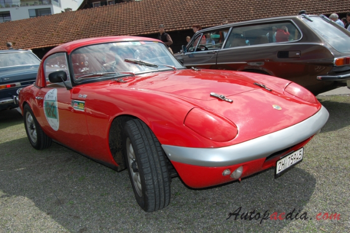Lotus Elan 1962-1975 (1964 Lotus Elan 1600 typ 26 roadster 2d), prawy przód