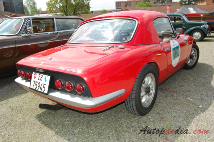 Lotus Elan 1962-1975 (1964 Lotus Elan 1600 typ 26 roadster 2d), prawy tył