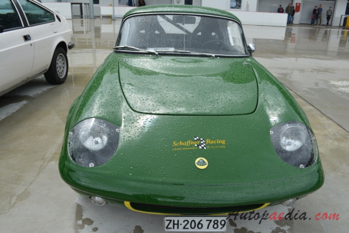 Lotus Elan 1962-1975 (1965 Lotus Elan S1 type 26 roadster 2d), front view
