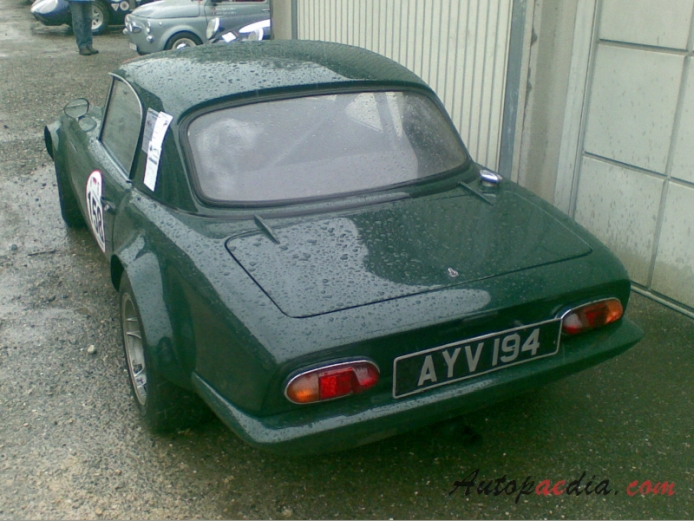 Lotus Elan 1962-1975 (1965 Lotus Elan S2 typ 36 Coupé 2d), lewy tył