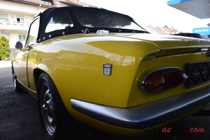 Lotus Elan 1962-1975 (1967 Lotus Elan S3 SE typ 26 roadster 2d), lewy tył