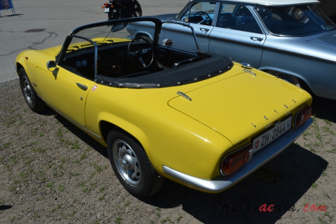 Lotus Elan 1962-1975 (1968-1971 Lotus Elan S4 typ 26 roadster 2d), lewy tył