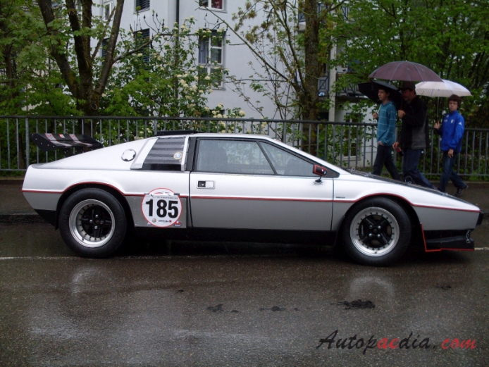 Lotus Esprit 1976-2004 (1978 S2 Racing), right side view
