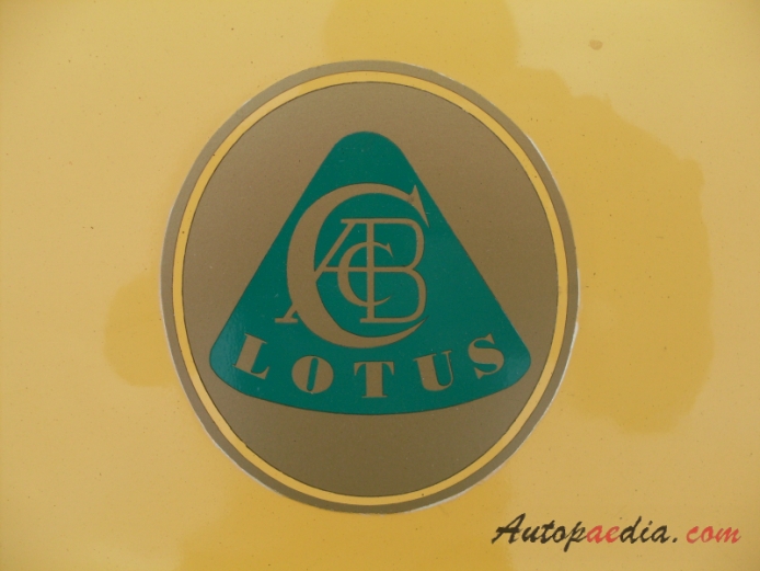 Lotus Europa 1966-1975 (1970 Hemi 807), emblemat przód 