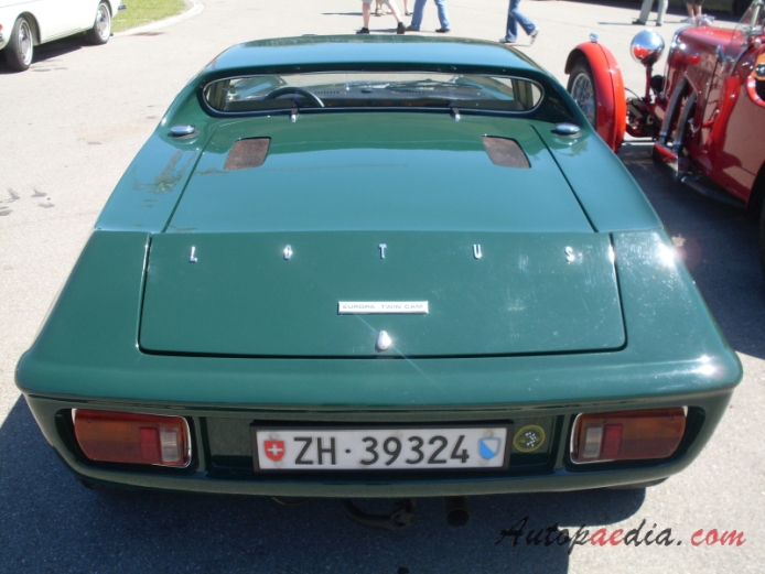Lotus Europa 1966-1975 (1971-1975 Twin Cam), tył
