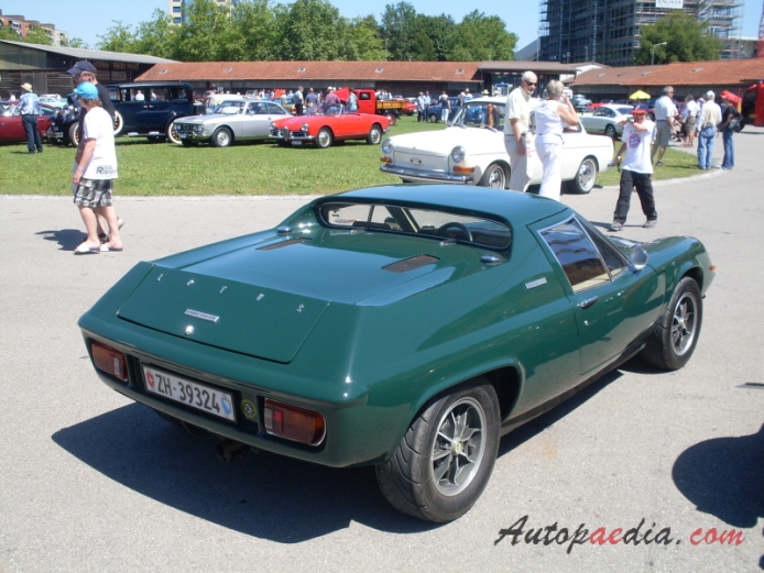 Lotus Europa 1966-1975 (1971-1975 Twin Cam), right rear view