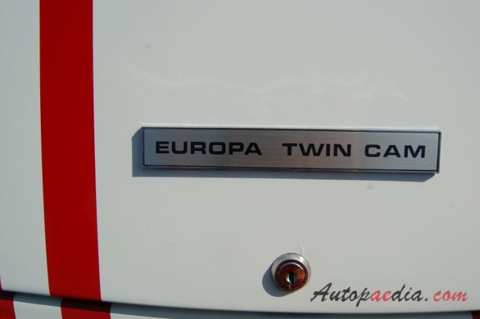 Lotus Europa 1966-1975 (1971-1975 Twin Cam), emblemat tył 