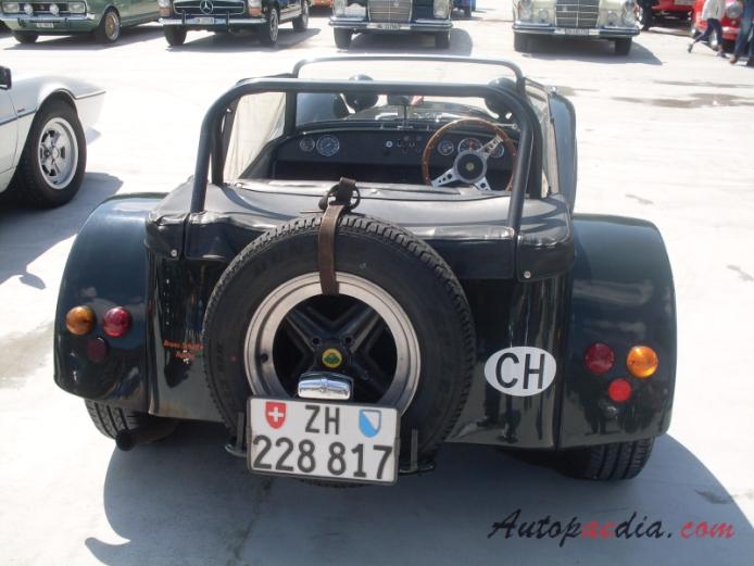 Lotus Seven 1957-1972, rear view