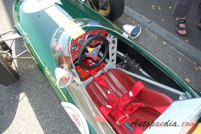 Lotus 24 Formula 1 1962, wnętrze