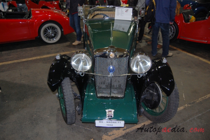 MG F1 Magna 1931-1932 (1932 roadster 2d), przód