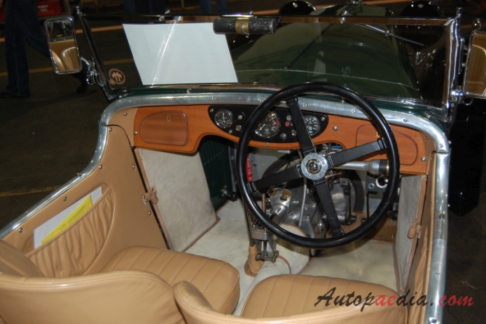 MG F1 Magna 1931-1932 (1932 roadster 2d), wnętrze
