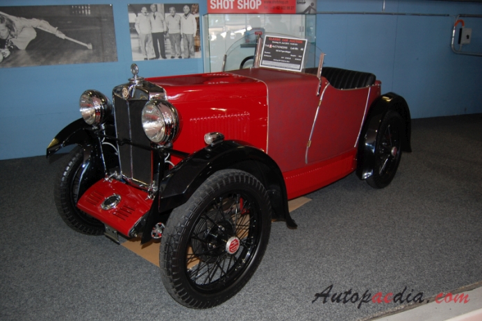 MG M-type Midget 1929-1932 (1932 roadster 2d), lewy przód