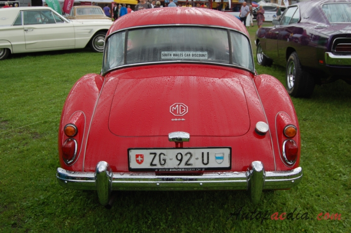 MG MGA 1955-1962 (1959-1960 1600 Coupé), tył