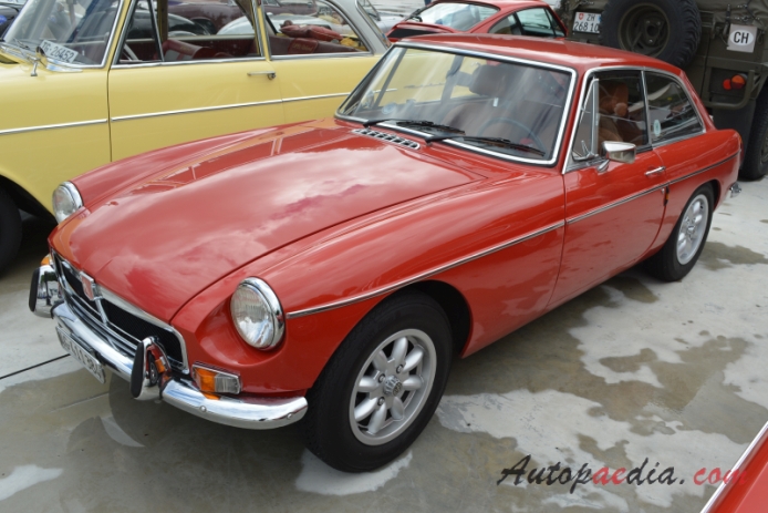 MG MGB Mk III 1972-1974 (GT Coupé 2d), left front view