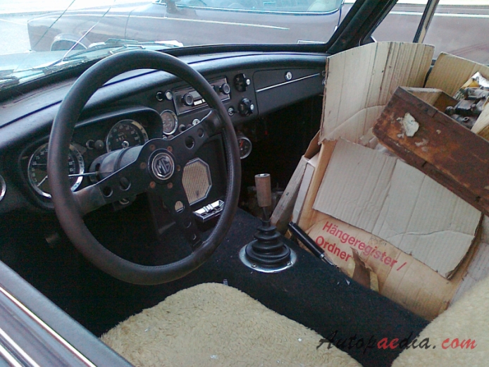 MG MGC 1967-1969 (GT), interior