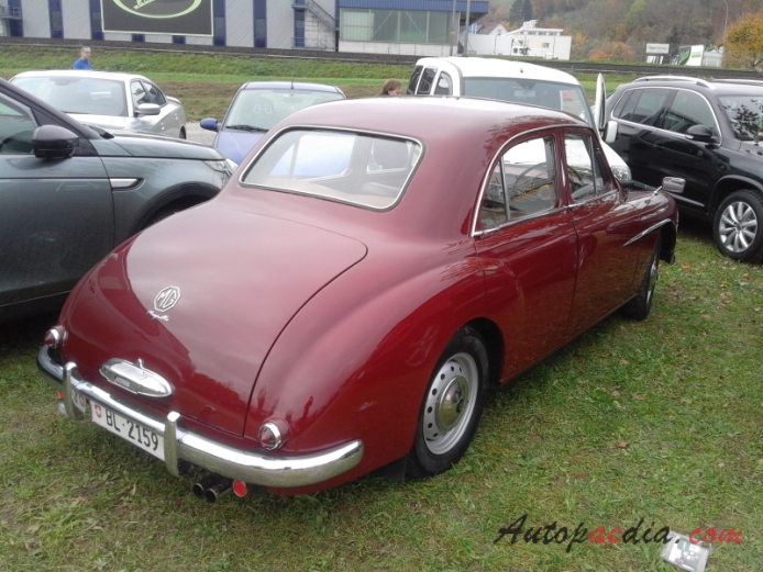 MG Magnette ZA 1953-1956 (1954 saloon 4d), right rear view