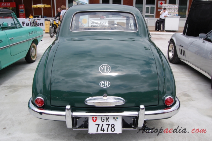 MG Magnette ZA 1953-1956 (1956 saloon 4d), rear view