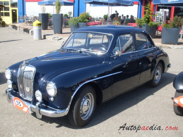 MG Magnette ZA 1953-1956 (saloon 4d), left front view