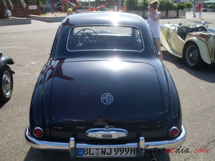 MG Magnette ZA 1953-1956 (saloon 4d), rear view