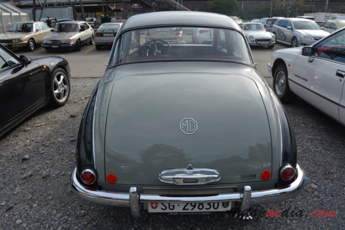 MG Magnette ZB 1956-1958 (Varitone saloon 4d), rear view