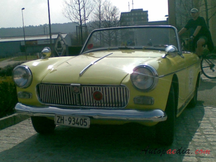 MG Midget Mk I 1961-1964, przód