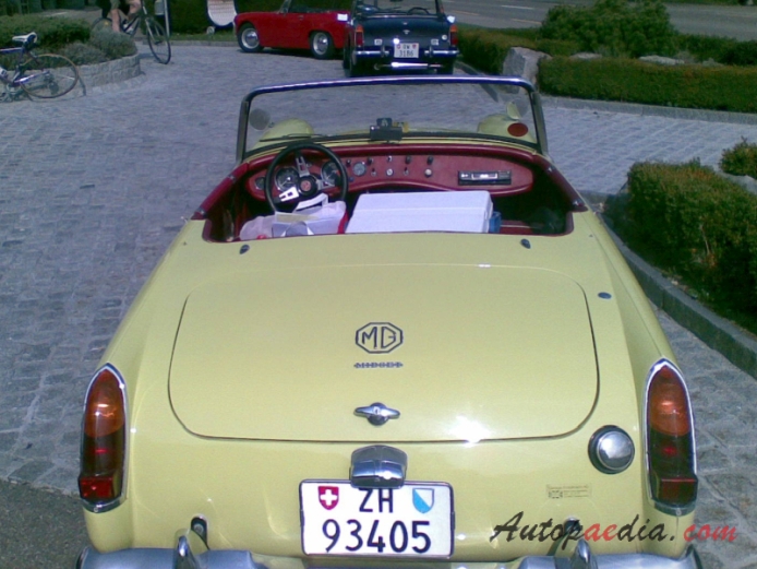 MG Midget Mk I 1961-1964, rear view