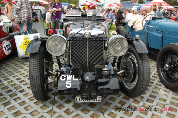 MG N Magnette 1934-1936 (1936 Supercharger), przód