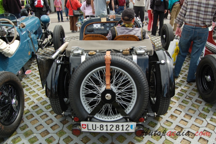 MG N Magnette 1934-1936 (1936 Supercharger), tył