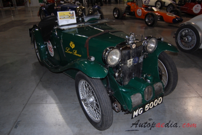 MG PA 1934-1935 (1934 roadster 2d), prawy przód