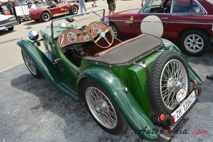 MG PB 1935-1936 (939ccm roadster 2d), lewy tył