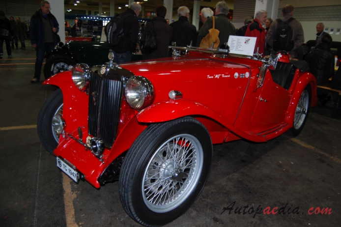 MG TC 1945-1950 (1947 roadster 2d), left front view