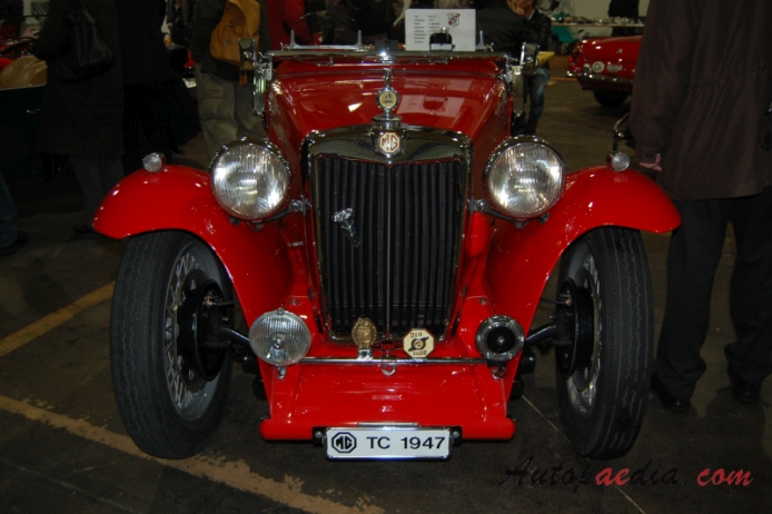MG TC 1945-1950 (1947 roadster 2d), front view