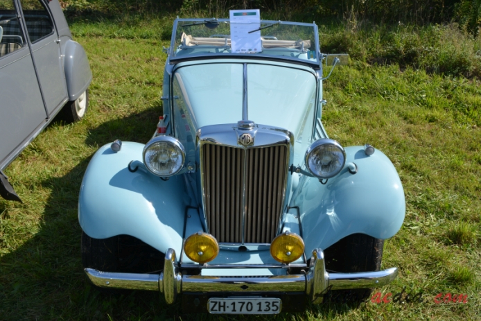 MG TD 1950-1953 (1951 roadster 2d), front view