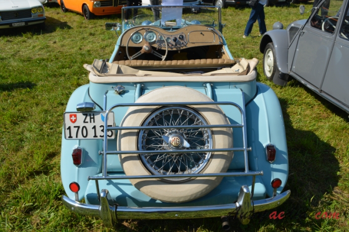 MG TD 1950-1953 (1951 roadster 2d), tył