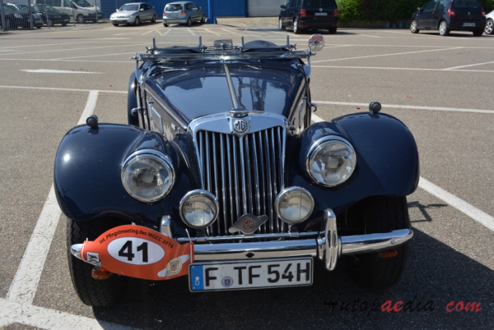 MG TF 1953-1955 (1954-1955 TF-1500 roadster 2d), front view