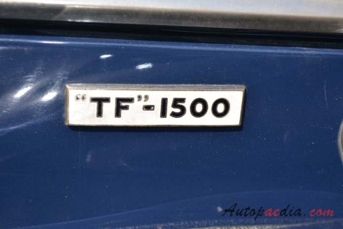 MG TF 1953-1955 (1954-1955 TF-1500 roadster 2d), side emblem 