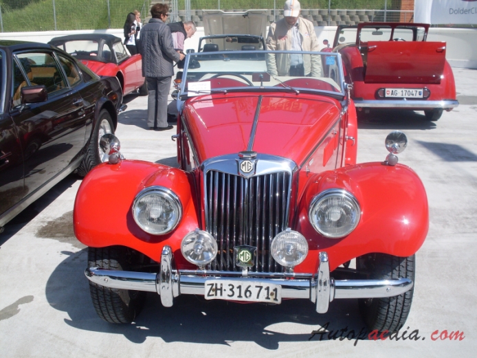 MG TF 1953-1955 (1955 TF-1500 roadster 2d), przód