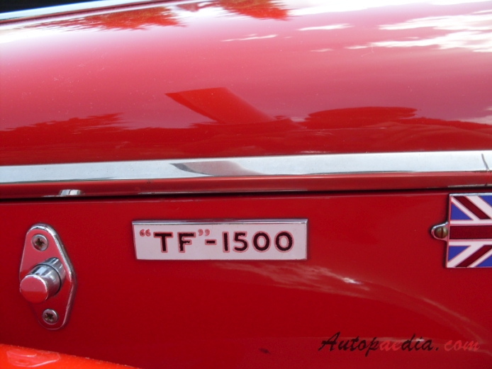 MG TF 1953-1955 (1955 TF-1500 roadster 2d), side emblem 