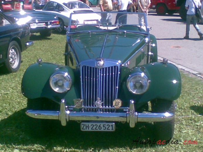 MG TF 1953-1955 (roadster 2d), front view
