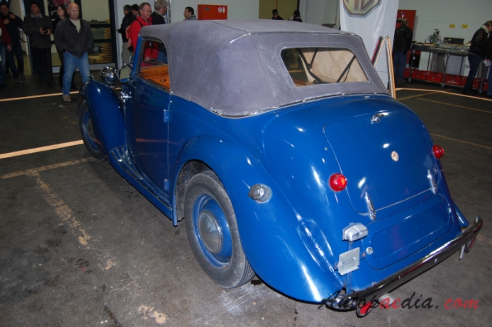 MG Y-type 1947-1953 (1947 convertible 2d), lewy tył