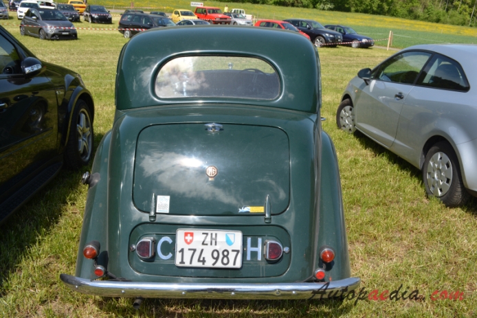 MG Y-type 1947-1953 (saloon 4d), rear view