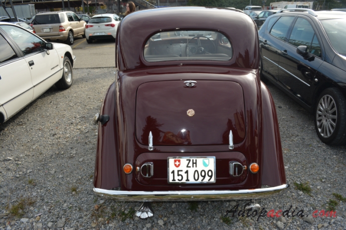 MG Y-type 1947-1953 (saloon 4d), rear view