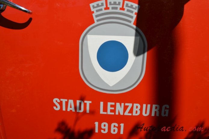 Magirus-Deutz Rundhauber 1951-1967 (1961 Stadt Lenzburg fire engine), detail  