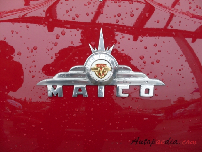 Maico MC 400 1955-1958 (1957), front emblem  