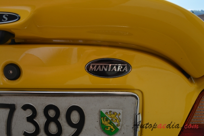Marcos Mantara 1992-1997 (1998 convertible 2d), emblemat tył 